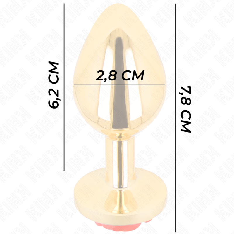 BALA VIBRADOR DOURADO 2.1 CM X 7.9 CM