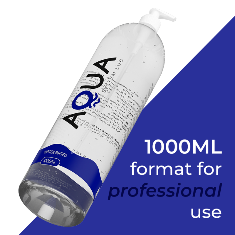 AQUA QUALITY - LUBRICANTE BASE AGUA 1000 ML
