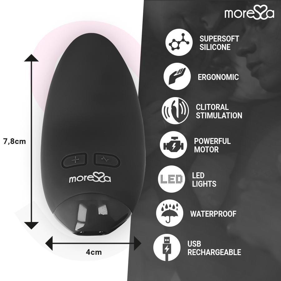 BLOSSOM VIBRATOR BLACK
