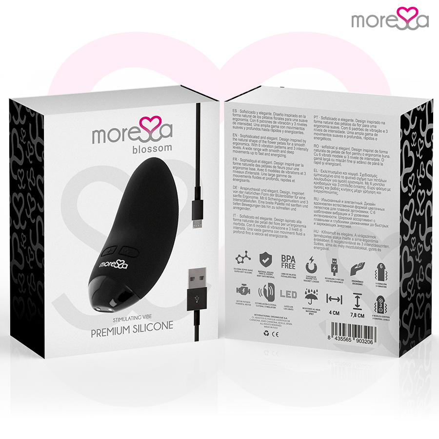 BLOSSOM VIBRATOR BLACK