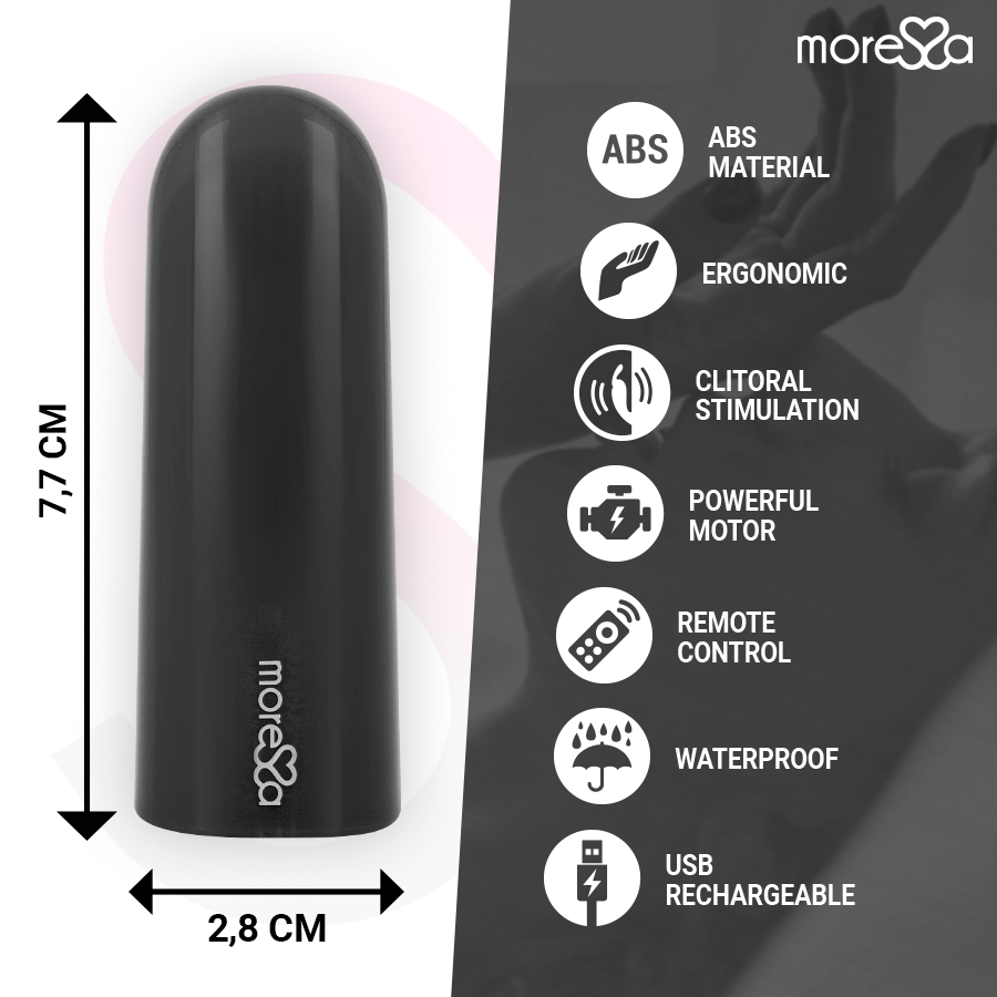 NIX REMOTE CONTROL VIBRATOR BLACK