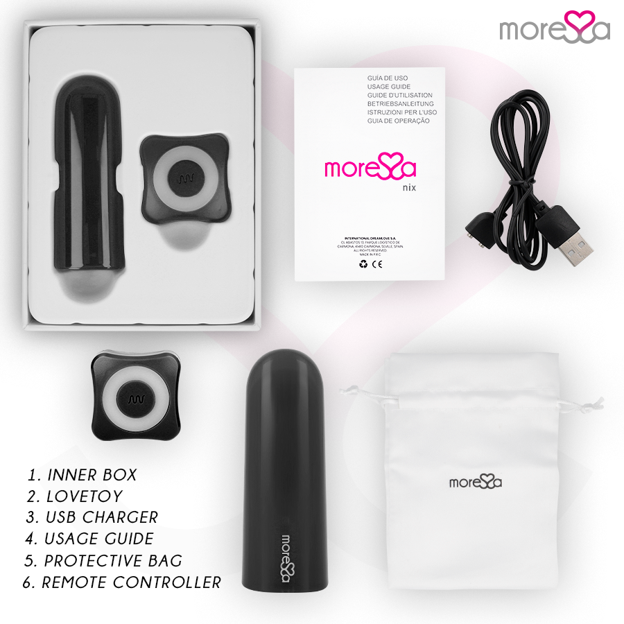 NIX REMOTE CONTROL VIBRATOR BLACK