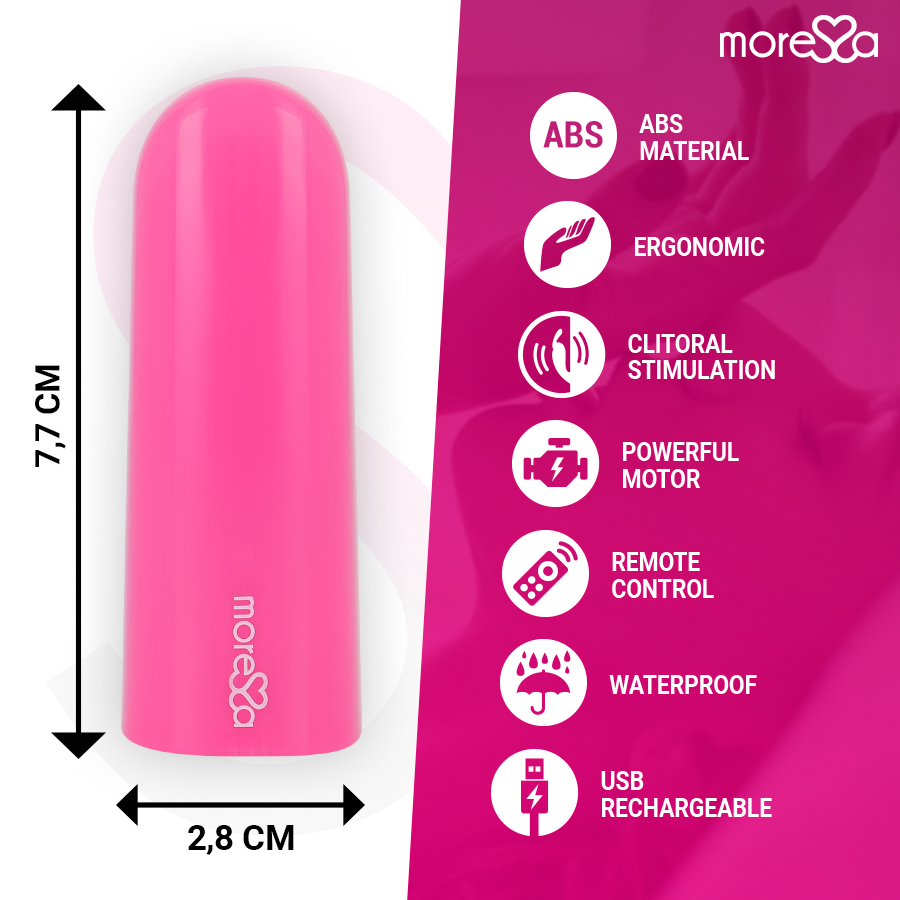 NIX VIBRADOR CONTROLE REMOTO ROSA