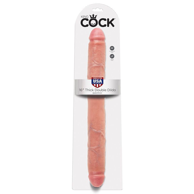 KING COCK - DILDO DE CARNE GRUESA 40,6 CM