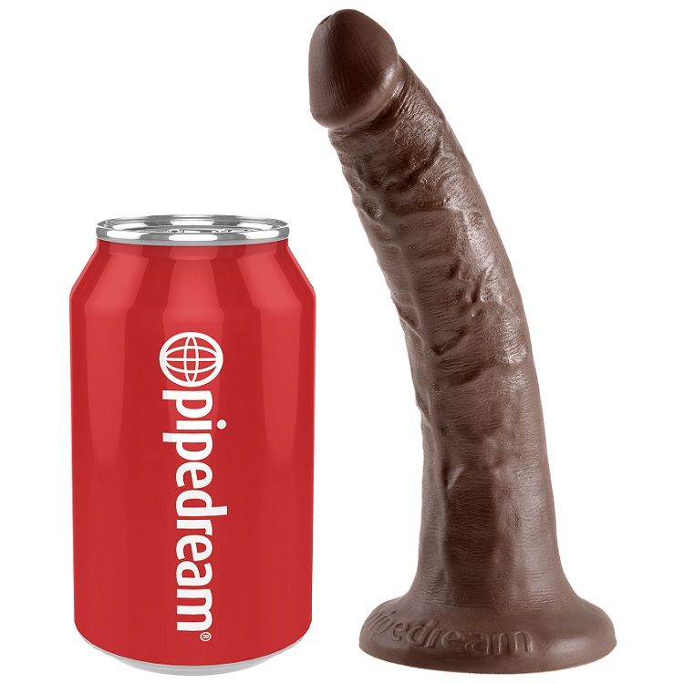 KING COCK - DILDO 7 CHOCOLATE 17,8 CM