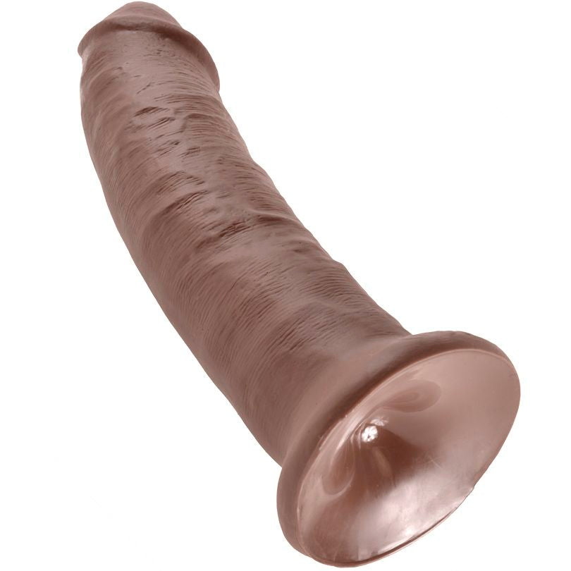 KING COCK - 9 DILDO MARRÓN 22,9 CM