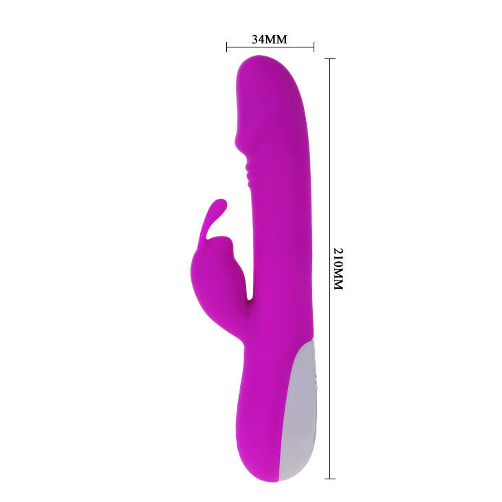 PRETTY LOVE - VIBRADOR ROBERT CON ESTIMULADOR DE CLÍTORIS