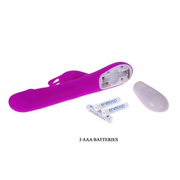 PRETTY LOVE - VIBRADOR ROBERT CON ESTIMULADOR DE CLÍTORIS