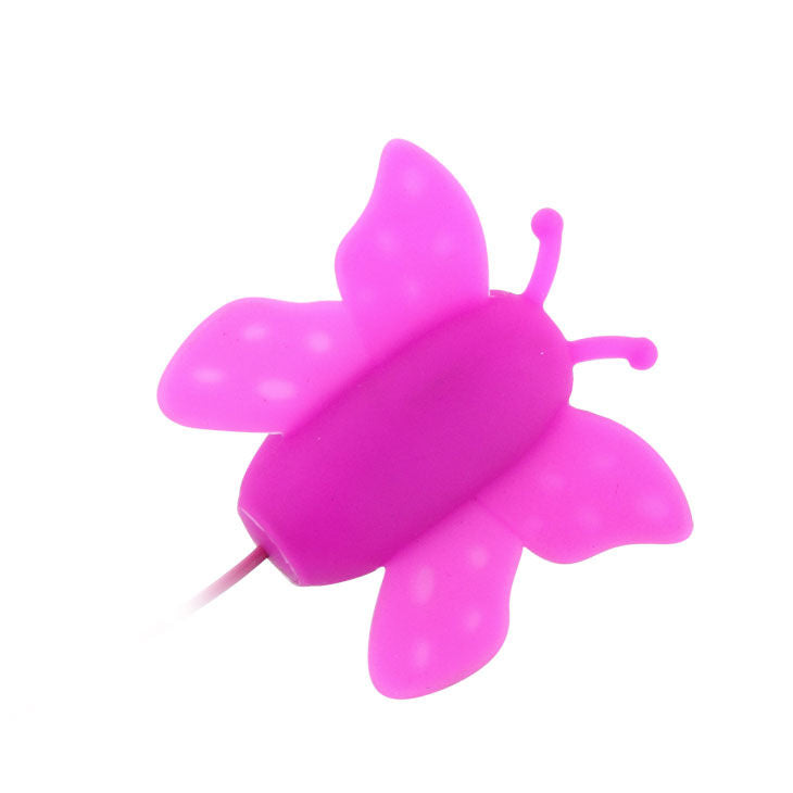ESTIMULADOR DE CLÍTORIS LOVE EGGS BUTTERFLY 12 VELOCIDADES CONTROL REMOTO MORADO