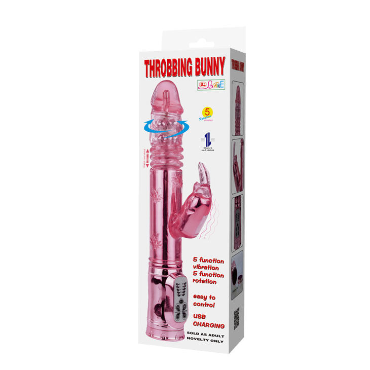 BAILE - ROTADOR THROBBING BUNNY PINK RAMPANT