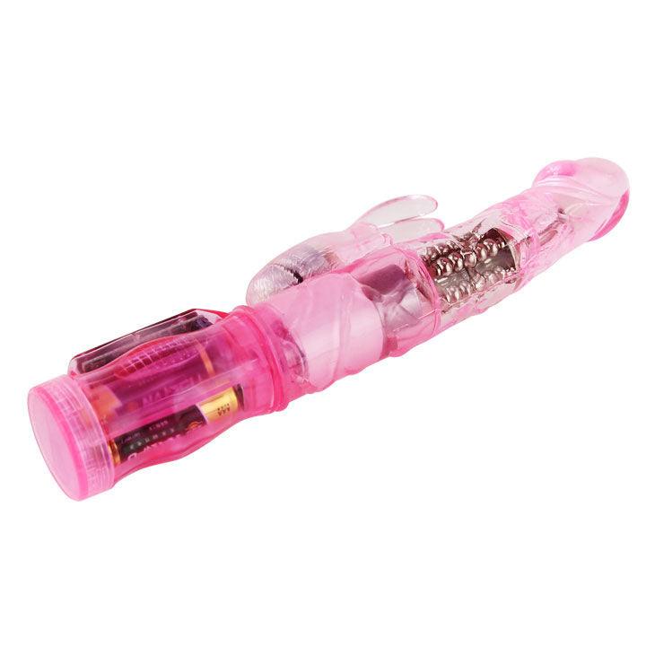 BAILE - MINI ROTADOR CONEJO ROSA SUPER ESTIMULADOR