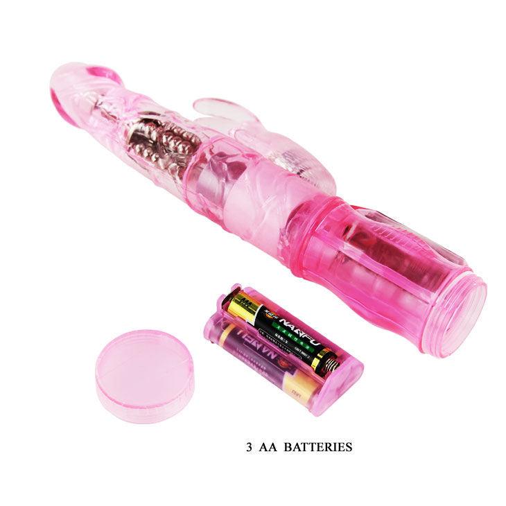 BAILE - MINI ROTADOR CONEJO ROSA SUPER ESTIMULADOR