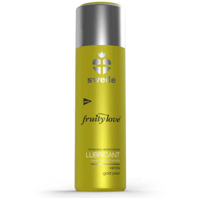 LUBRICANTE SWEDE - FRUITY LOVE VANILLA GOLD PEAR 100 ML