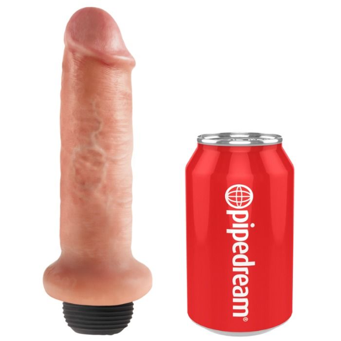 KING COCK - DILDO DE 17,8 CM CON CORRIDA
