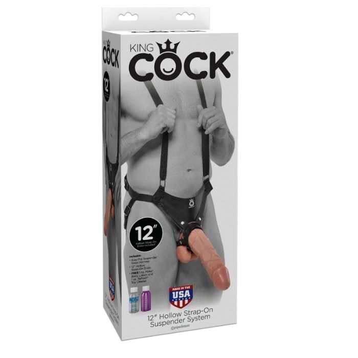 KING COCK - SISTEMA DE SUSPENSIÓN CON CORREA HUECO DE 30,5 CM - MEAT