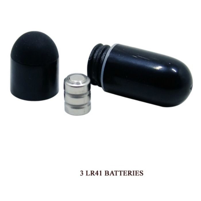 PRETTY LOVE - ANILLO TRAMPA VIBRADOR NEGRO