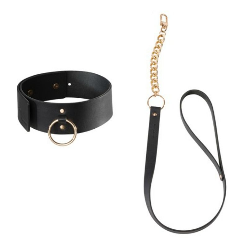 BIJOUX INDISCRETS MAZE - COLLAR NEGRO CON ASA