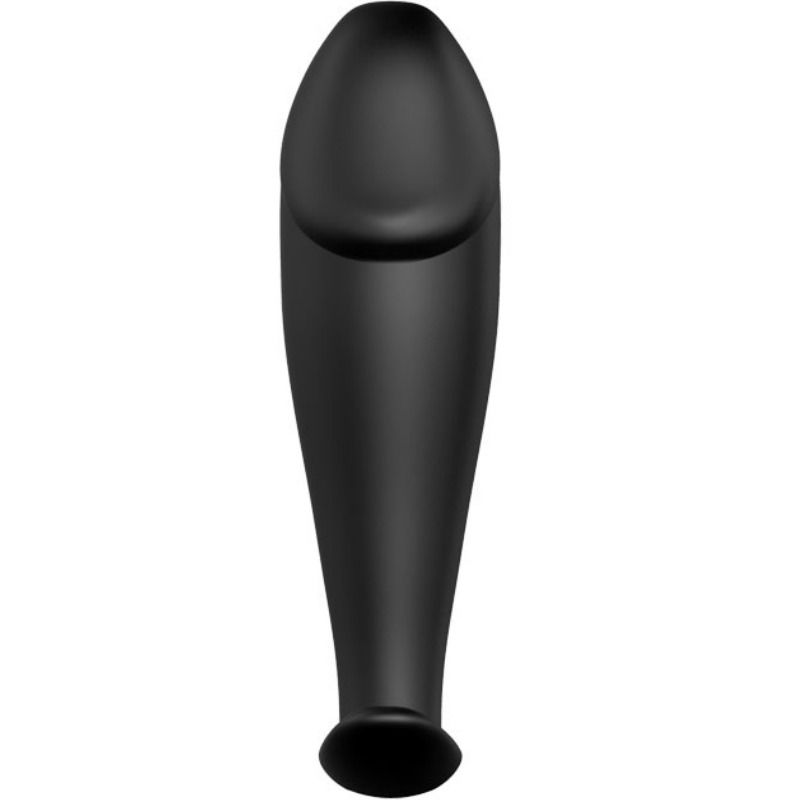 PRETTY LOVE - PLUG ANAL CON FORMA DE PENE DE SILICONA NEGRO