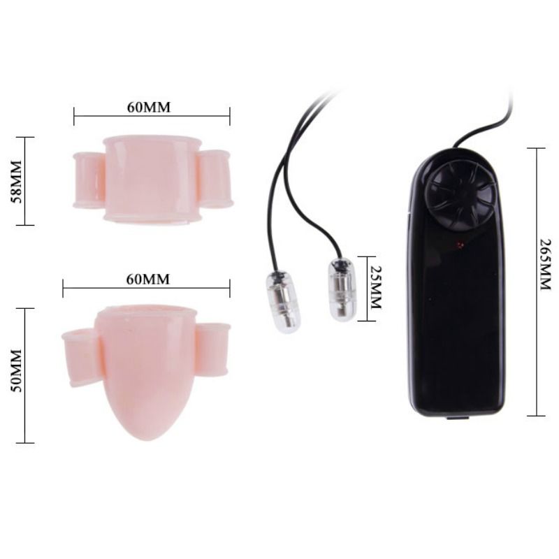 BAILE - FUNDAS VIBRATORIAS PARA PENE ALFRED CON CONTROL