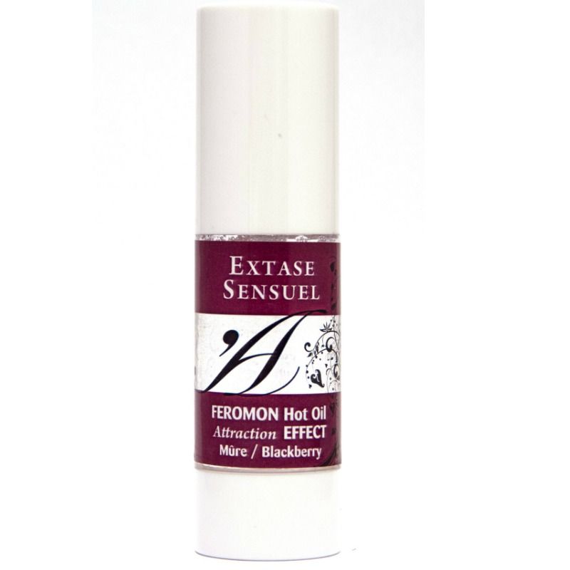 SENSUAL EXTASE - ACEITE DE MASAJE EFECTO CALOR CON FEROMONAS DE MORA 30 ML
