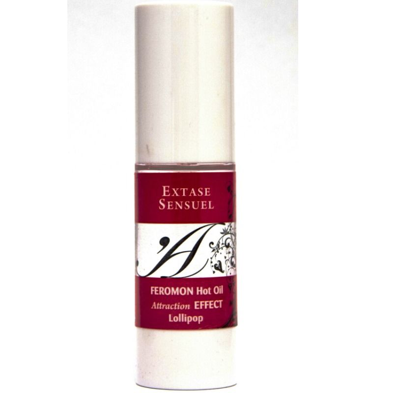 SENSUAL EXTASE - ACEITE DE MASAJE EFECTO CALOR CON FEROMONAS DE PIRULETA 30 ML