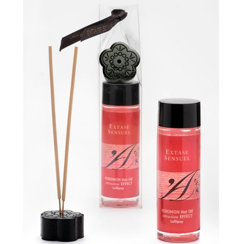 SENSUAL EXTASE - ACEITE DE MASAJE EFECTO CALOR CON FEROMONAS DE LORULET 100 ML