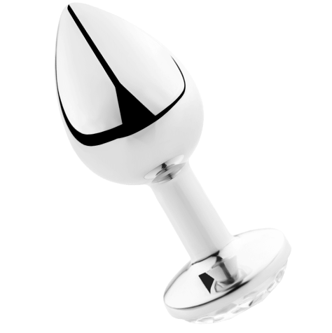 SECRETPLAY - PLUG ANAL ALUMINIO TRANSPARENTE 7CM 