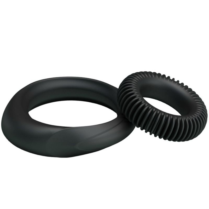 BAILE - KIT 2 ANILLOS DE SILICONA ANILLO MASCULINO