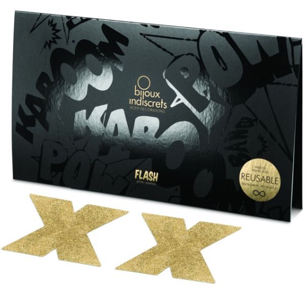 JOYERÍA - FUNDAS INDISCRETS GOLD BICOFLASH