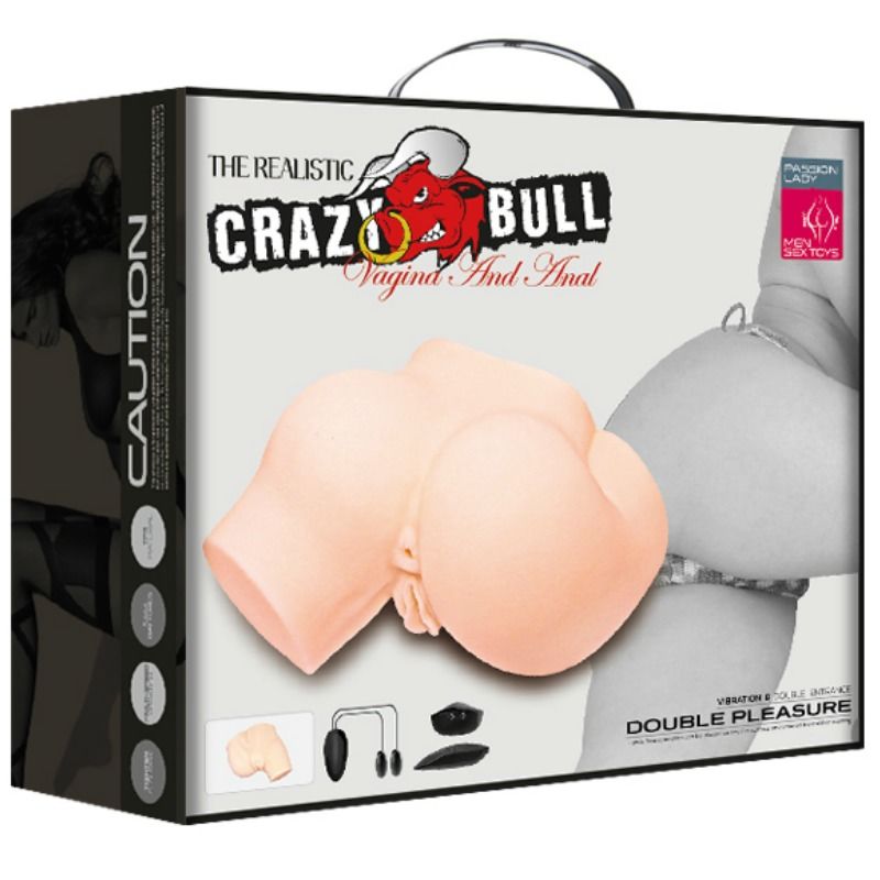 CRAZY BULL - CULO CON VAGINA Y COÑOS DESNUDOS REALISTAS Y VIBRACIÓN