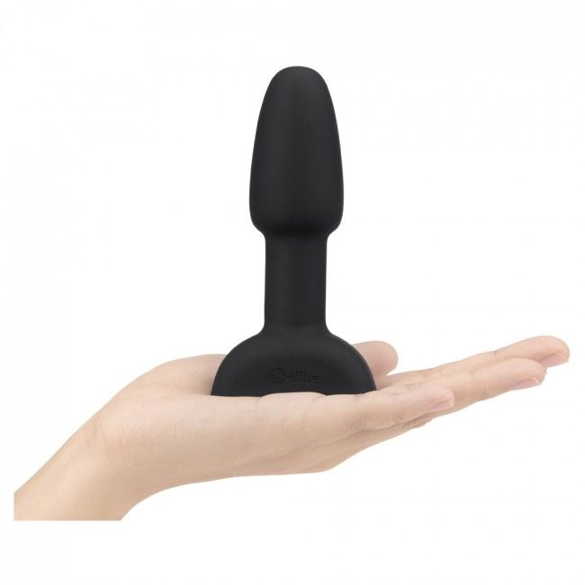 B-VIBE - PLUG ANAL CON CONTROL REMOTO Y ANILLO PEQUEÑO NEGRO