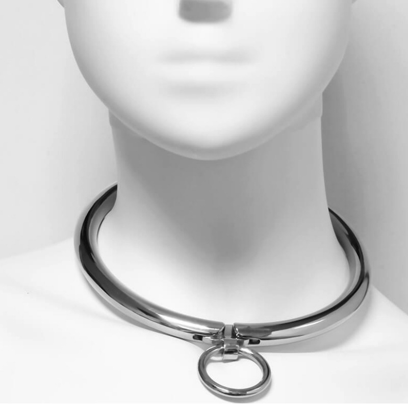 HARD METAL - COMBINED CLASP NECKLACE 13.5 CM
