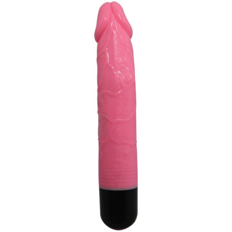 BAILE - PINK COLORFUL REALISTIC SEX VIBRATOR 23 CM