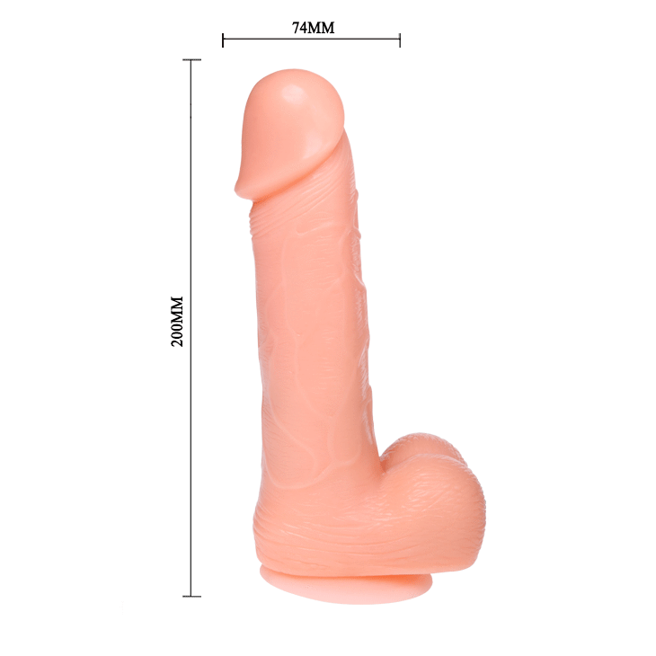 BAILE - DILDO REALISTA CON VIBRACIÓN Y ROTACIÓN DONG 20 CM