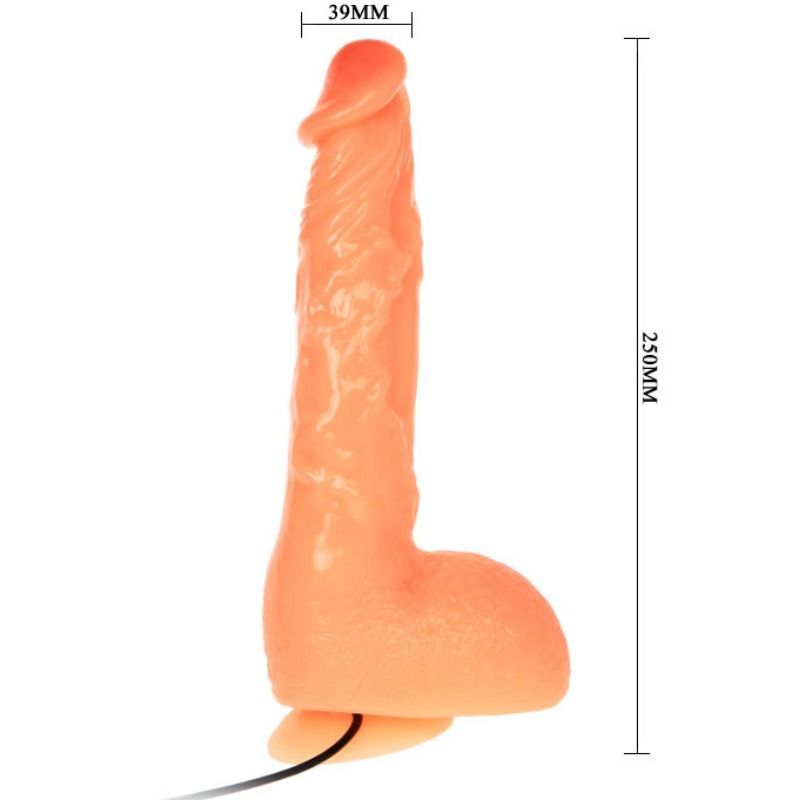 BAILE - DILDO VIBRADOR CON PENE Y SENSACIÓN DE VIBRACIÓN REALISTA