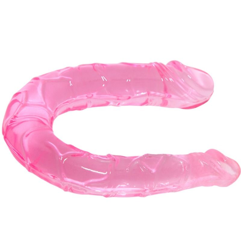 BAILE - DILDO DOBLE ROSA DOBLE PENE
