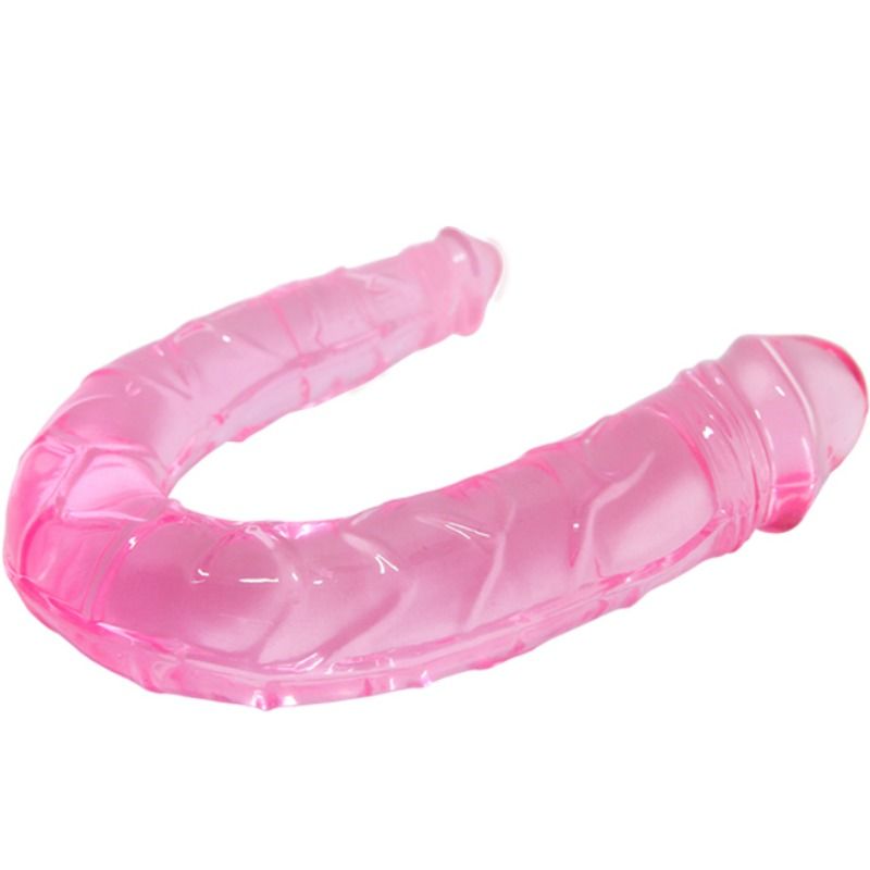 BAILE - DILDO DOBLE ROSA DOBLE PENE