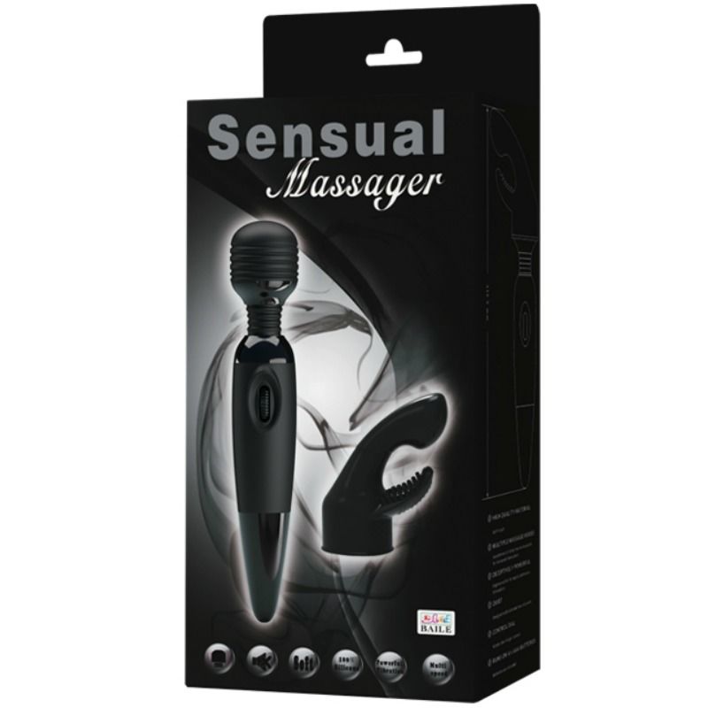 BAILE - MASAJEADOR DESENSUAL CON CABEZAL INTERCAMBIABLE