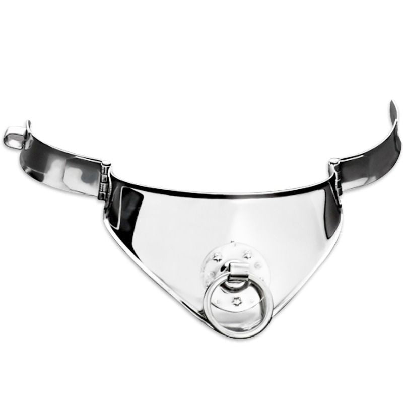 METAL DURO - COLLAR DE RETENCIÓN CON ANILLA Y CANDADO 12,5 CM