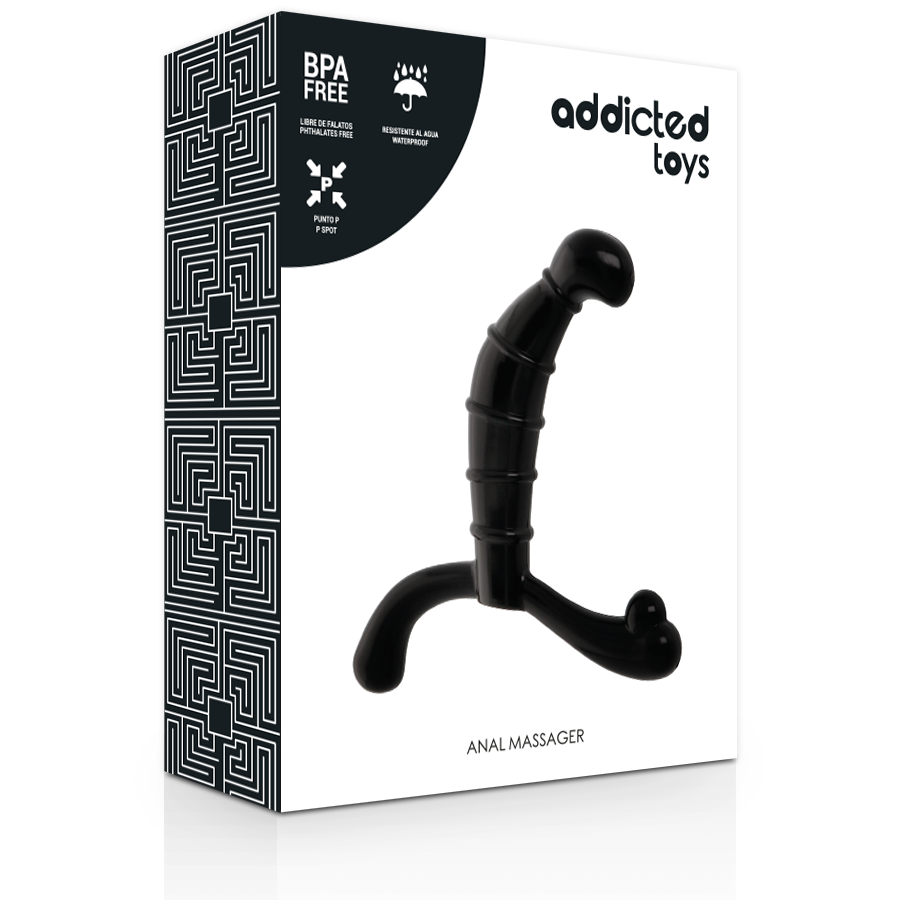 JUGUETES ADICTO - PLACER ANAL PROSTATICO NEGRO