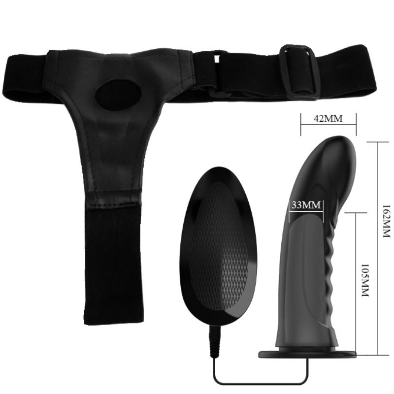 PRETTY LOVE - STRAP ON MARVIN CON VIBRACIÓN Y DILDO HUECO