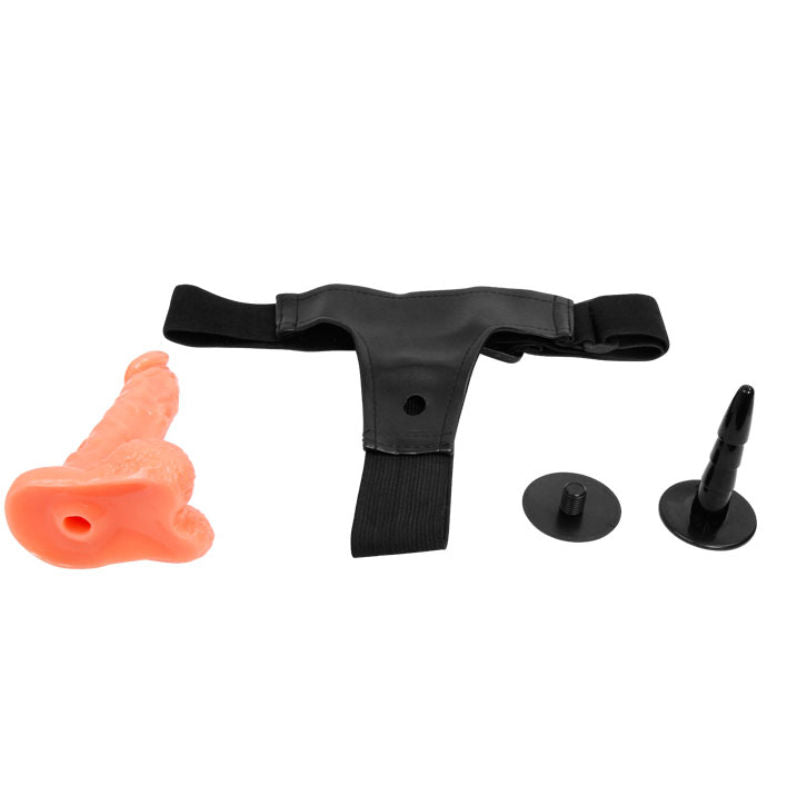 BAILE - ARNÉS CON PENE REALISTA Y PANTALÓN ULTRA APASIONANTE AJUSTABLE 15,5 CM