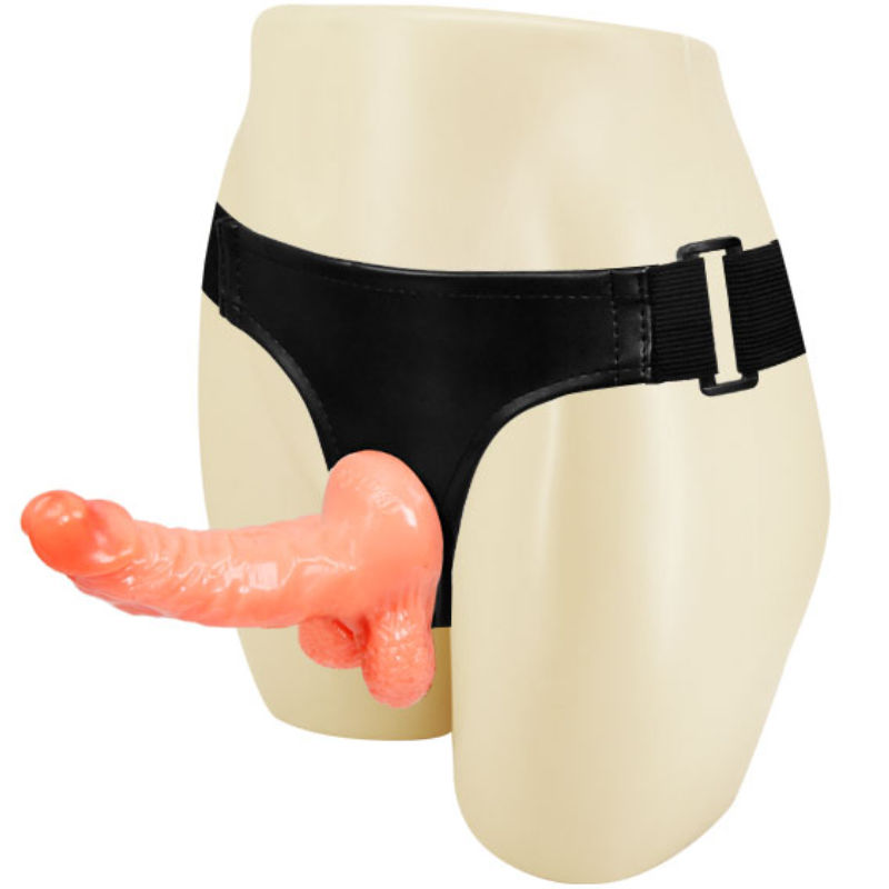 BAILE - ARNÉS CON PENE REALISTA Y PANTALÓN ULTRA APASIONANTE AJUSTABLE 15,5 CM
