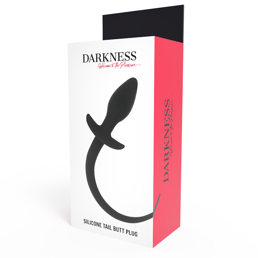 DARKNESS - PLUG ANAL DE SILICONA NEGRO DE 28 CM