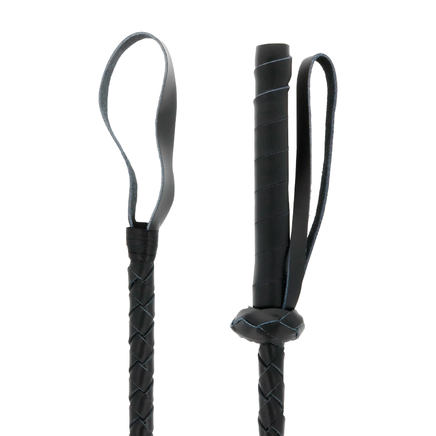OSCURIDAD - LÁTIGO DE CUERO FETICHE BDSM 60 CM