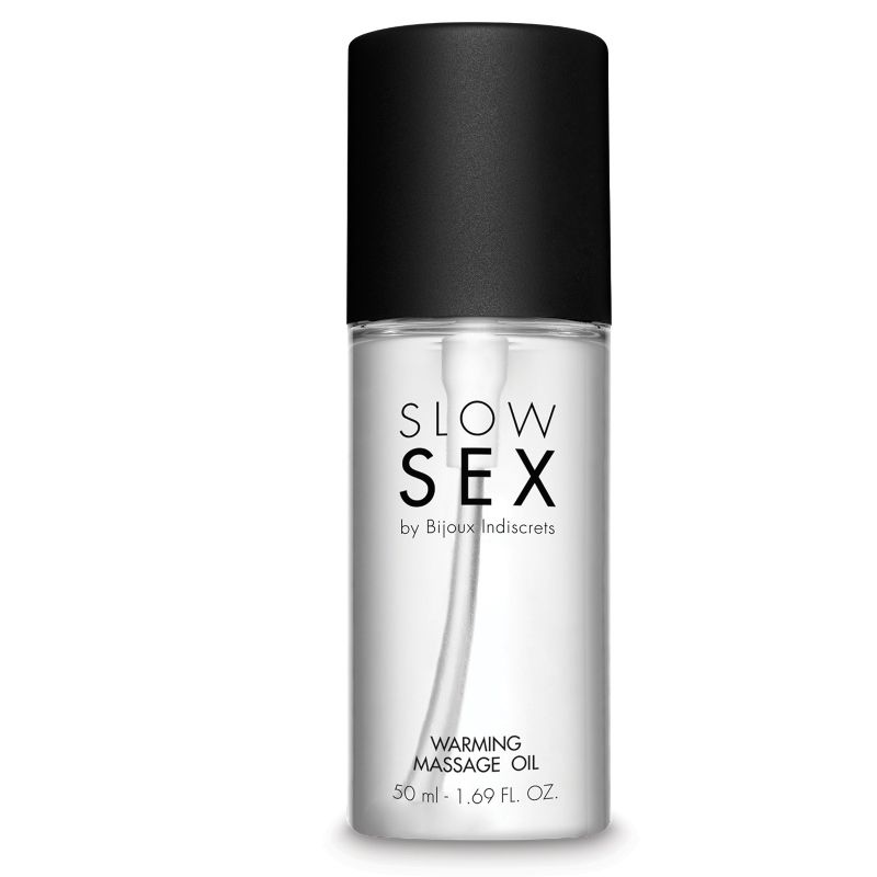 BIJOUX - ACEITE DE MASAJE EFECTO CALOR SLOW SEX 50 ML