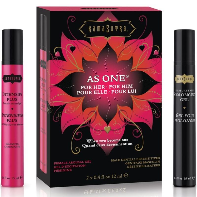 KAMASUTRA - KIT PARA PAREJAS PARA ÉL Y PARA ELLA EN 12 ML