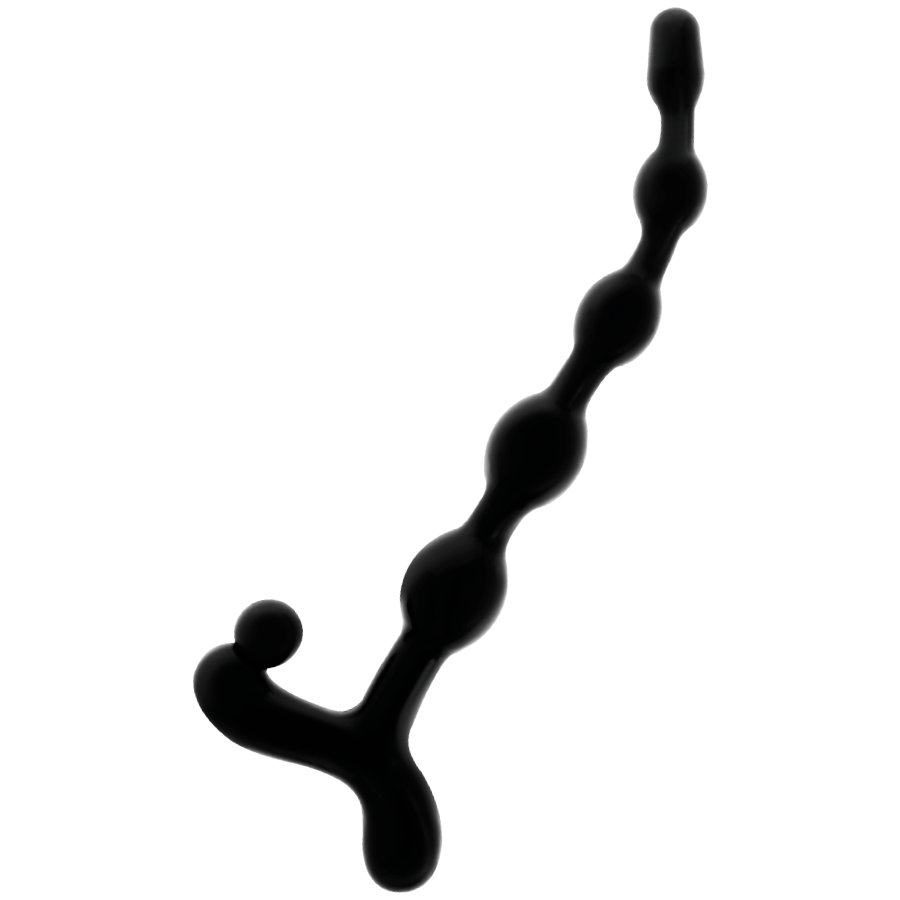 JUGUETES ADICTOS - BOLAS ANALES NEGRAS 22 CM