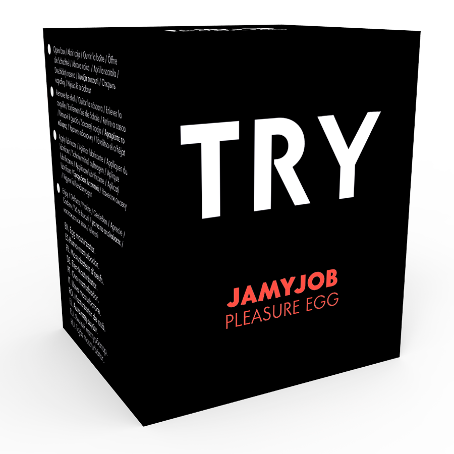 JAMYJOB - MASTURBADOR DISCRETO DE HUEVO NEGRO