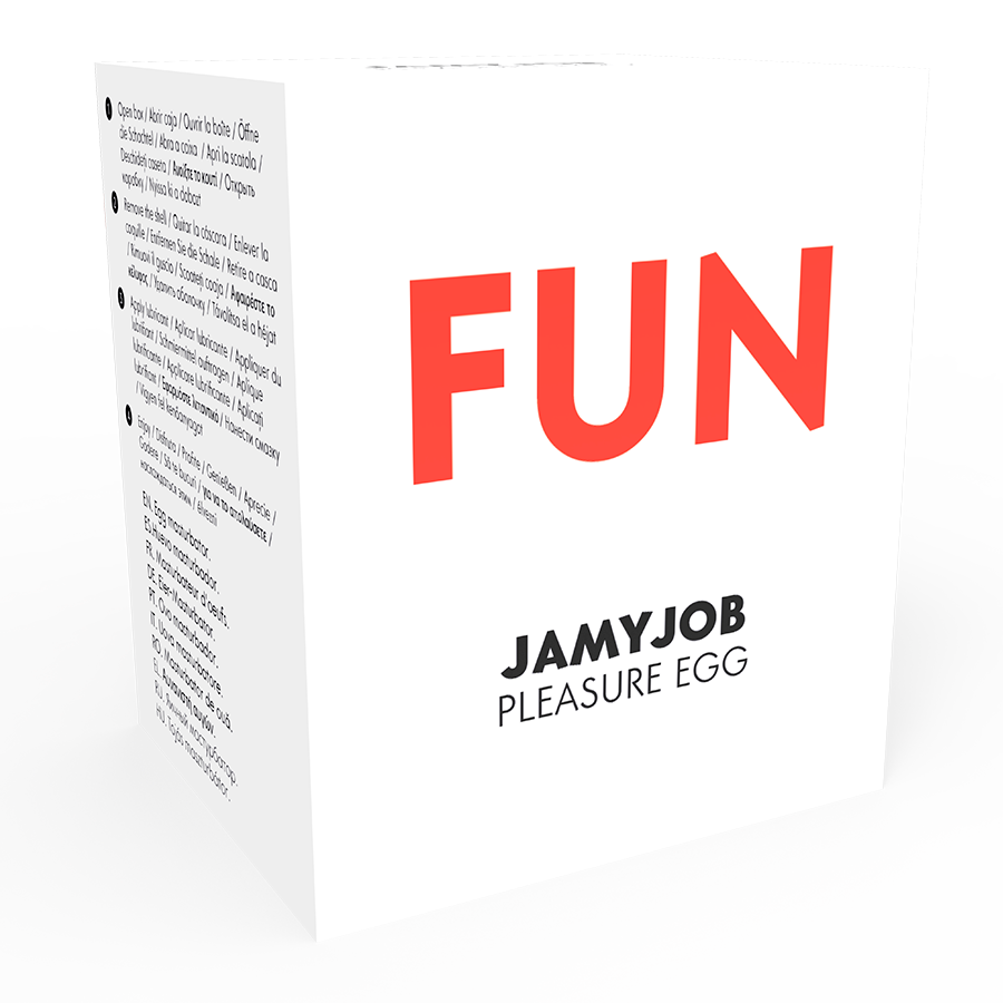 JAMYJOB - MASTURBADOR DE HUEVO DISCRETO RED EDITION